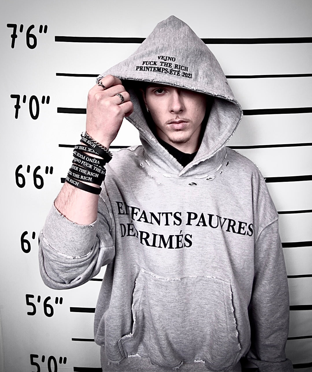 bracelet VEJNO F*CK THE RICH
