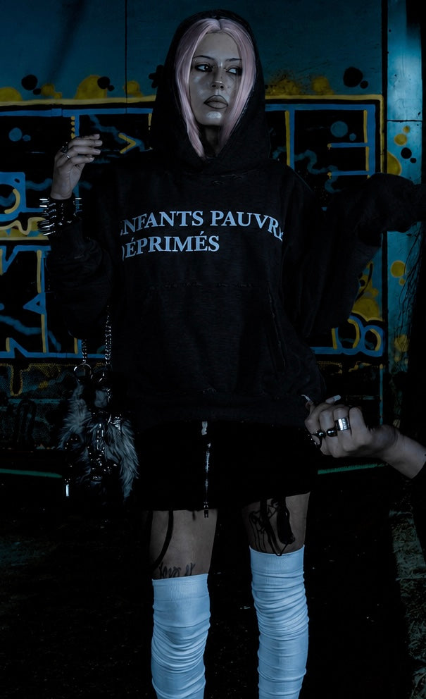 HOODIE VEJNO EPD f*ck THE RICH (⚠️précommande⚠️)
