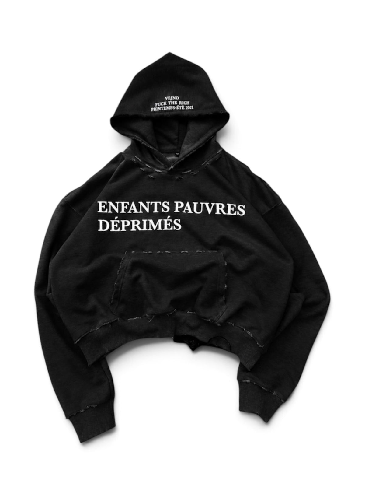 HOODIE VEJNO EPD f*ck THE RICH (⚠️précommande⚠️)